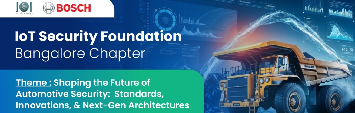 IoT Security Foundation Bangalore Chapter Meetup