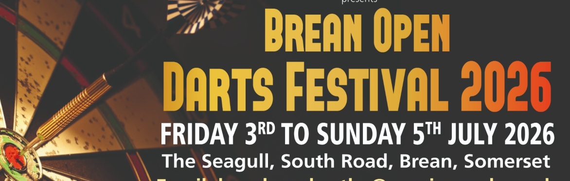 Brean Open Darts Festival 2026 - Guaranteed £1000 for the Winner