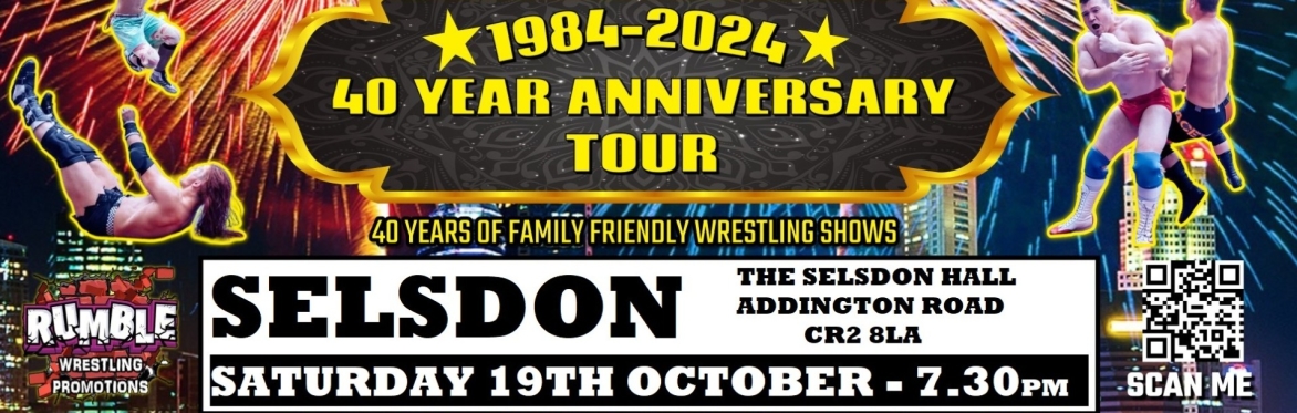 Rumble Wrestling 40 year Anniversary Tour Comes to Croydon