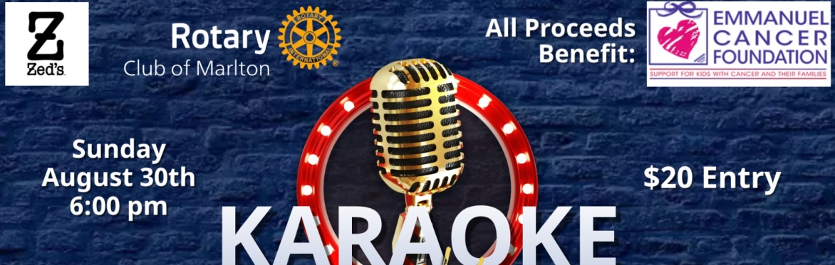 Marlton Rotary Karaoke Night to Benefit Emmanuel Cancer Foundation