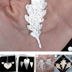 Silver Clay Jewellery Making - Hammered Necklace