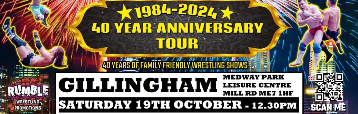 Rumble Wrestling 40 year Anniversary Tour Comes to Medway