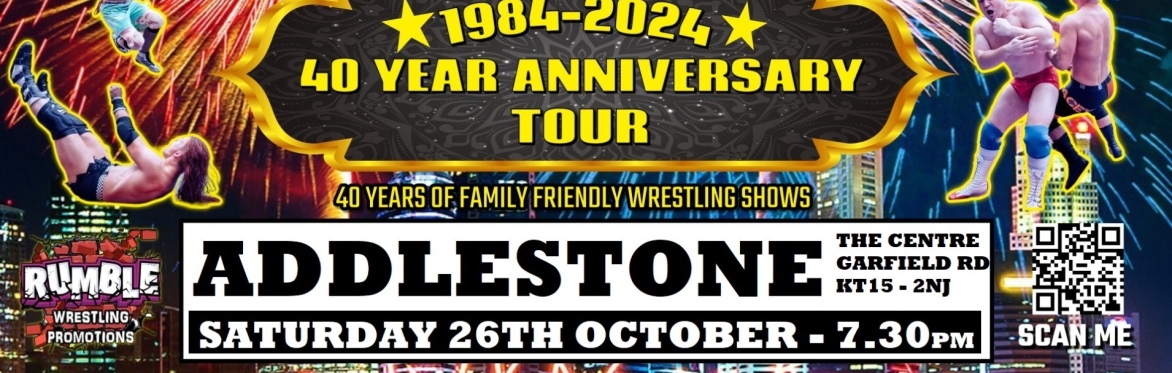 Rumble Wrestling 40 year Anniversary Tour Comes to Addlestone