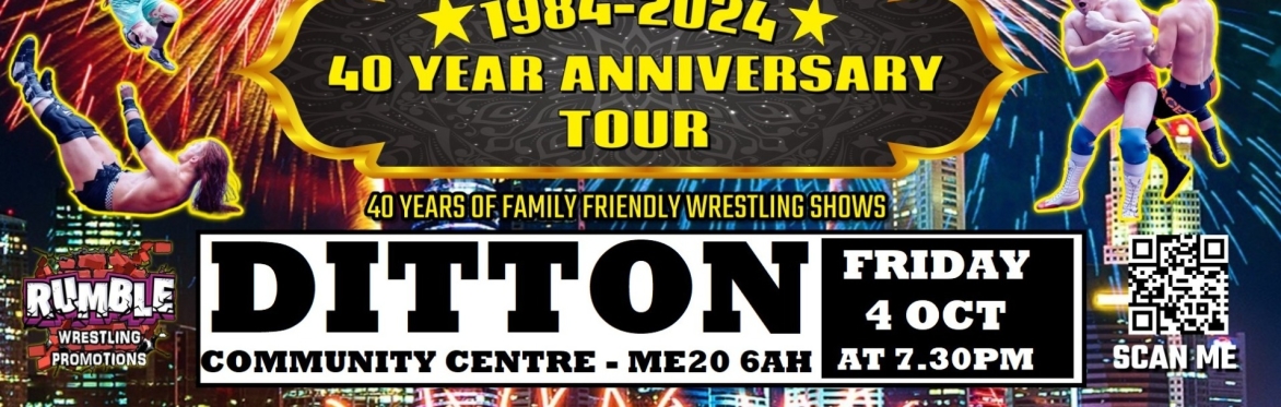 Rumble Wrestling 40 year Anniversary Tour Comes to Ditton