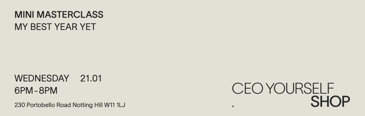 My Best Year Yet event invitation