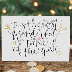 Christmas Cards with Modern Calligraphy Co