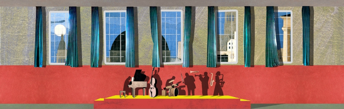 Pete Long's Pocket Basie play Cecil Sharp House