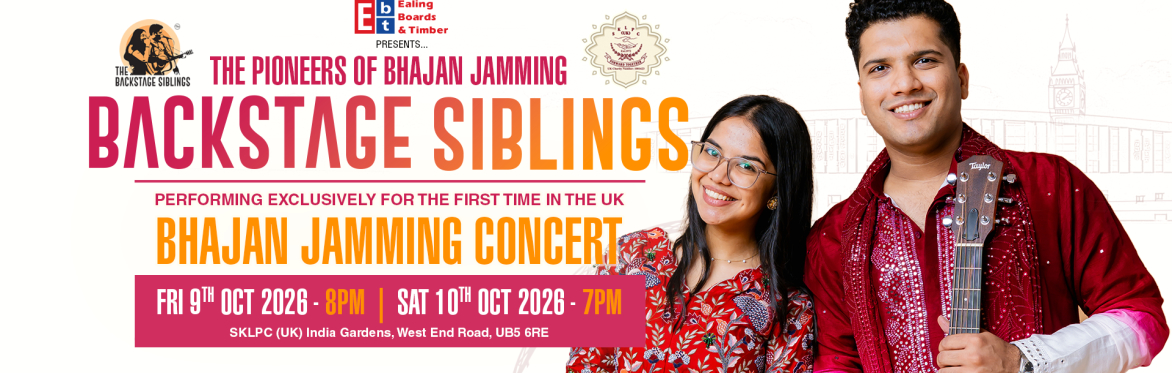 Backstage Siblings Live - The Pioneers of Bhajan Clubbing