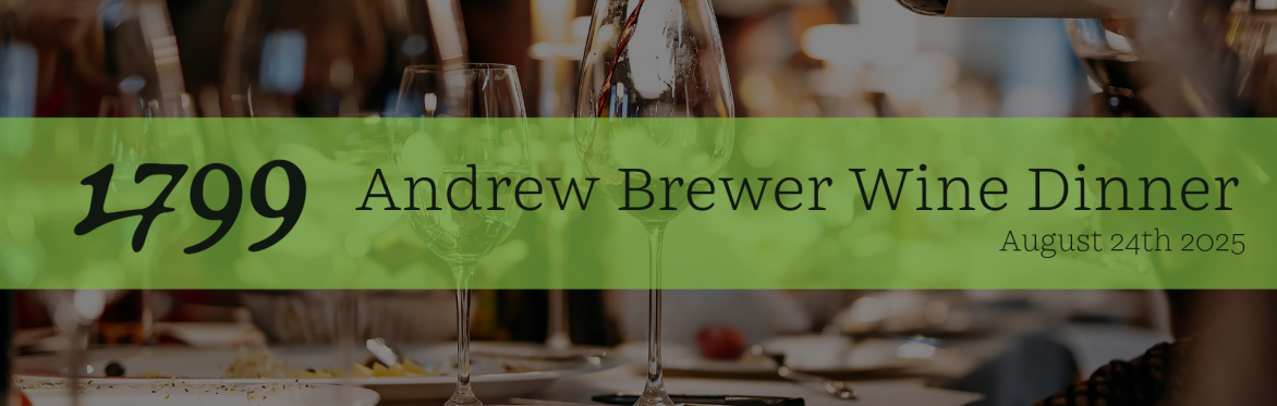 Wine Pairing Dinner at The Harpeth - featuring Andrew Brewer