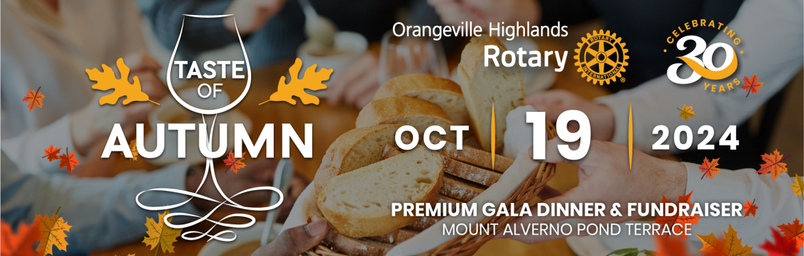 Taste of Autumn - 30th Premium Gala Dinner & Fundraiser