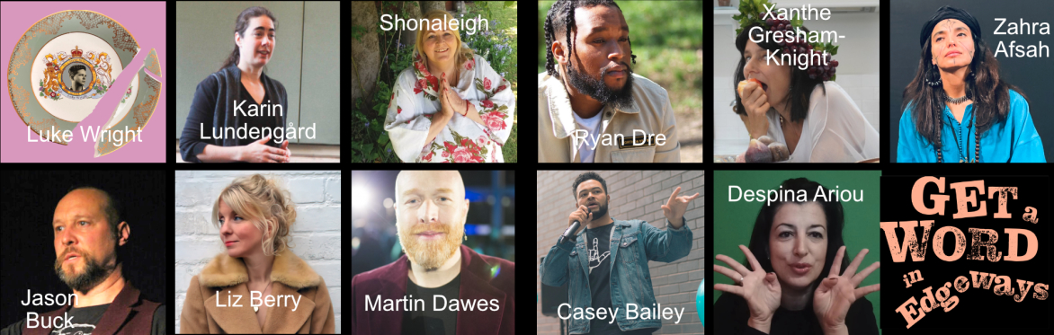 Get a Word in Edgeways Festival in Much Wenlock - Storytelling, Poetry, Rap, Songs, Music and more!