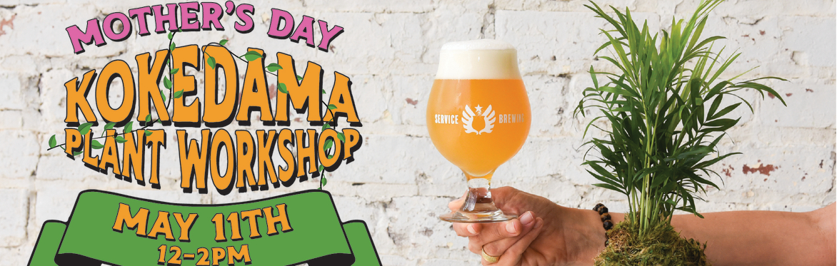 plant workshop that includes a pint of beer