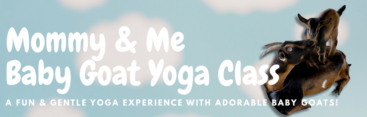 Mommy, Me & Baby Goats Yoga