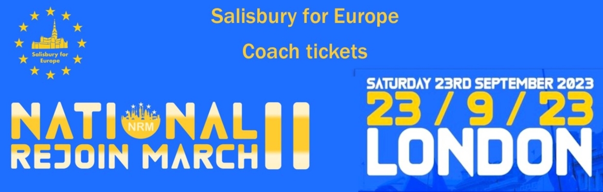 Coach Travel to the National Rejoin March in London - £20. (Under 12s free, 13+ and students £10)