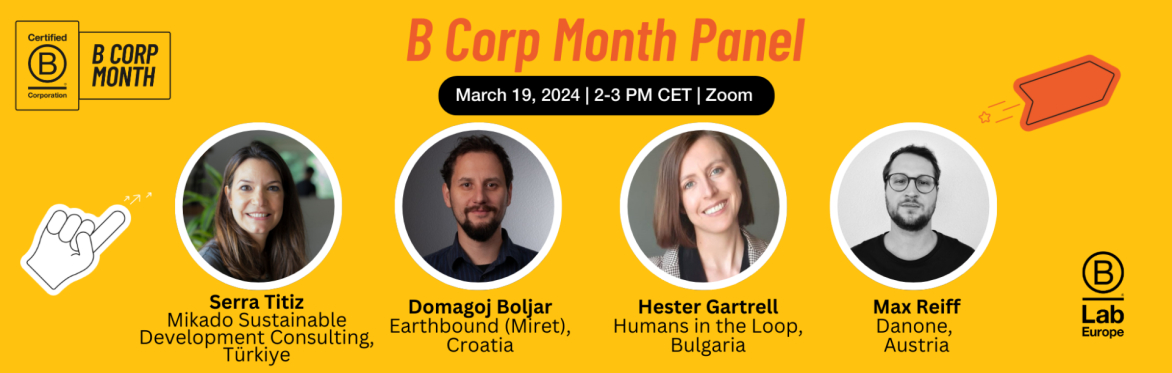 B Corp Month Panel: Learning from B Corps pioneering the movement in their countries