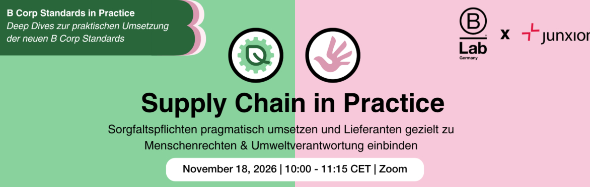 Supply Chain in Practice: Sorgfaltspflichten pragmatisch umsetzen