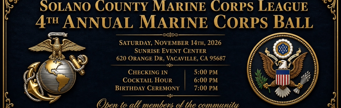 Solano County Marine Corps League 4th Annual Marine Ball
