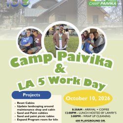 Camp Paivika Clean Up Day