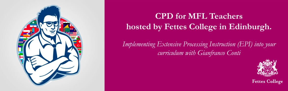 CPD for MFL Teachers: Implementing EPI into your curriculum with Gianfranco Conti