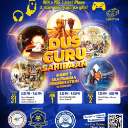Seattle Gurudwara Singh Sabha of Washington Dus Guru Sahibaan Part one