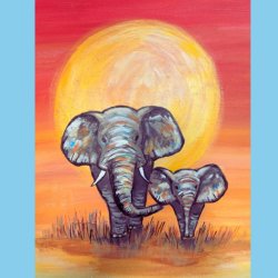 Tusk, Tusk - Paint & Sip Night @ The Bramley House, Chatteris