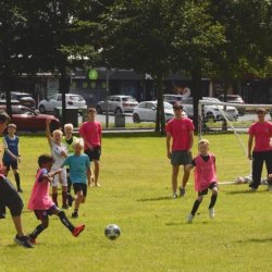 Football on the Green