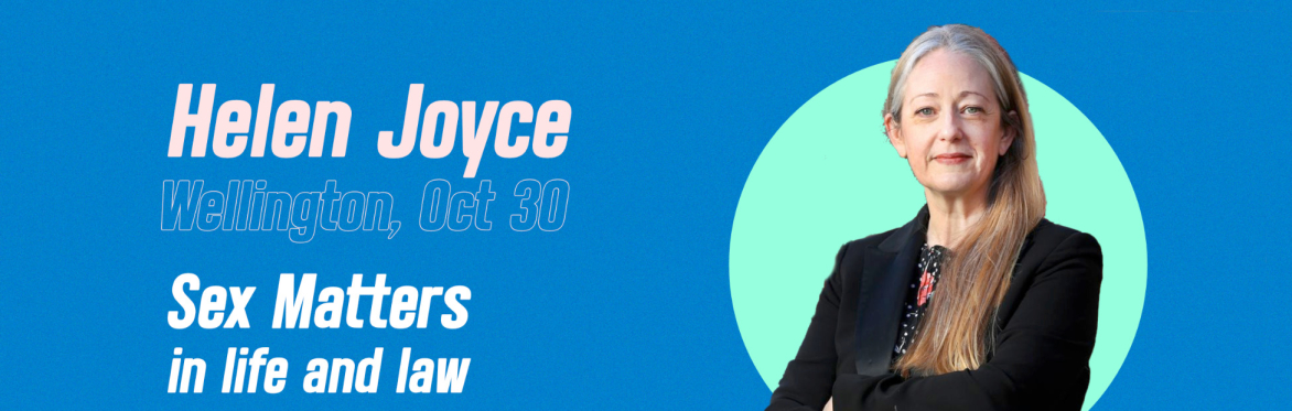 Helen Joyce in Wellington - Gender Identity and the New Battle for Women's Rights