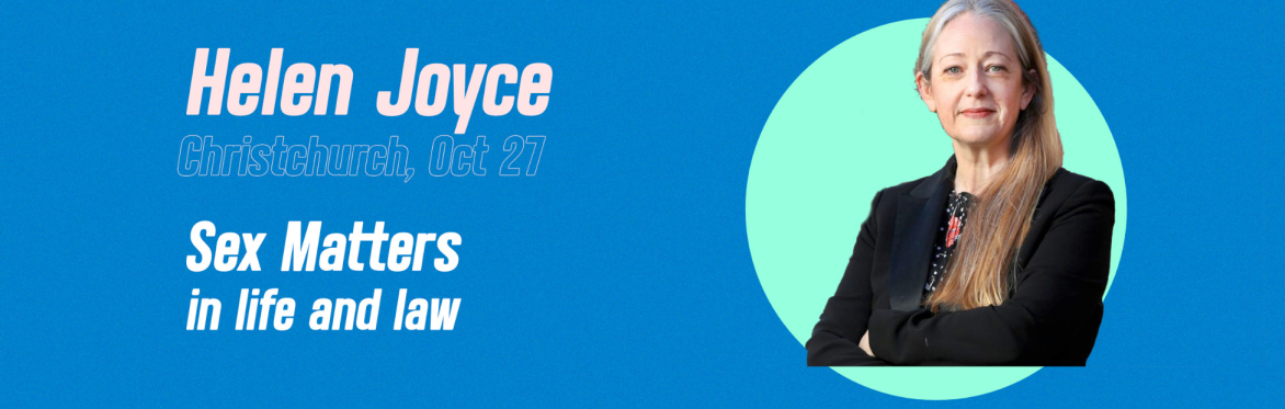 Helen Joyce in Christchurch - Gender Identity and the New Battle for Women's Rights