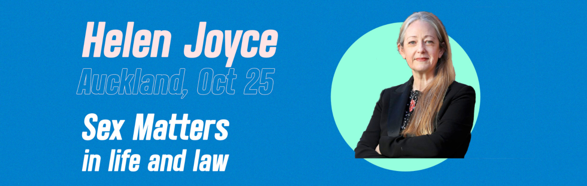 Helen Joyce in Auckland - Gender Identity and the New Battle for Women's Rights
