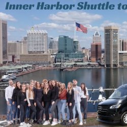 Inner Harbor ROUND-TRIP shuttle to🏈RAVENS STADIUM🟣⚫(M&T BANK STADIUM)