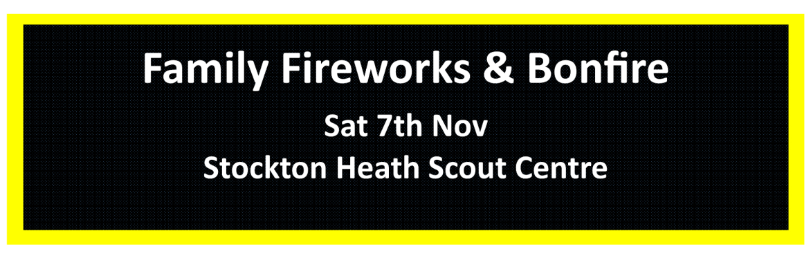 Family Fireworks & Bonfire