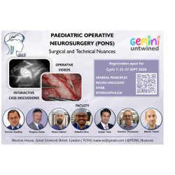 Paediatric Operative Neurosurgery (PONS) - Surgical and Technical Nuances