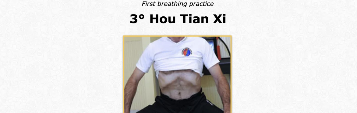 (ONLINE) Nei Qi Gong Seminar 3: "Hou Tian Xi" with Jiaoshi Andrea