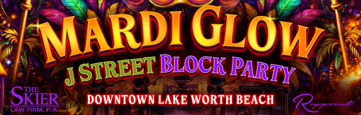 Mardi Glow J Street Block Party - Presented By Skier Law
