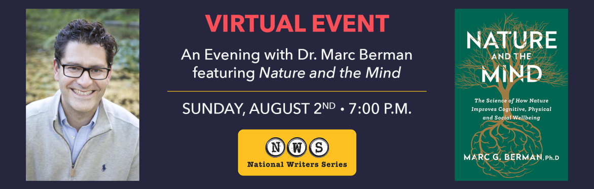 marc g berman nature and the mind nws national writers series traverse city michigan