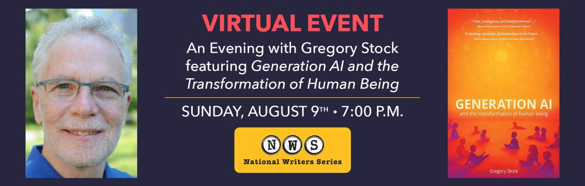 gregory stock nws ticket graphic generation ai national writers series traverse city