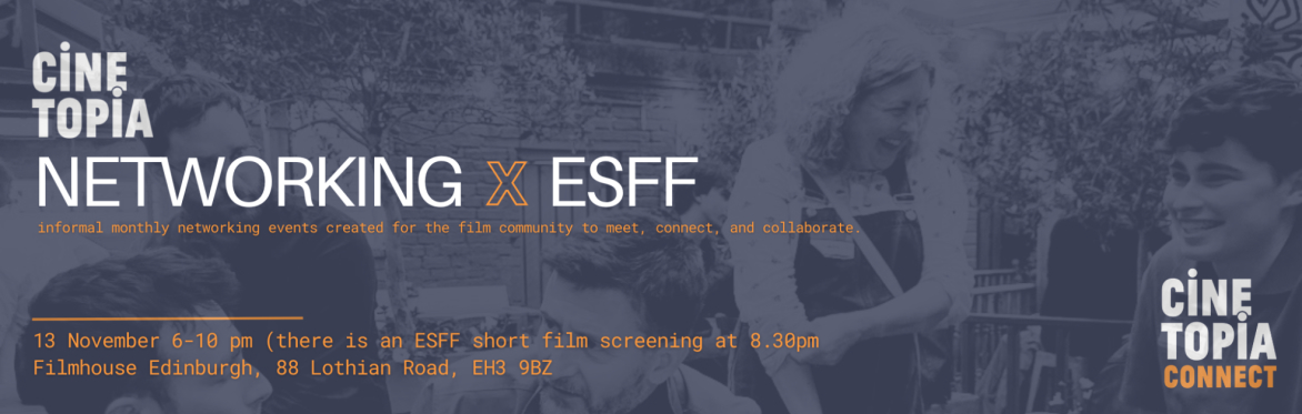 An infographic with the title Cinetopia Networking Night