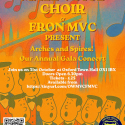 Oxford Welsh Male Voice Choir Gala in Concert with Fron MVC, Voices of the Valleys