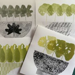 Nature Inspired Monoprint Workshop with Sue Potter