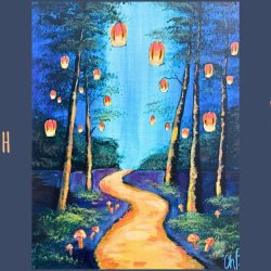 The Magical Path - Paint, Sip & Relax Night @  Slepe Hall Hotel in St Ives