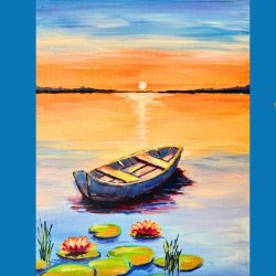 Calm Waters - Paint Night @ Blue Bell in Werrington