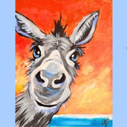 Donkey! - Paint Night - Lakeside Lodge Golf & Country Club, Pidley (Cambs)