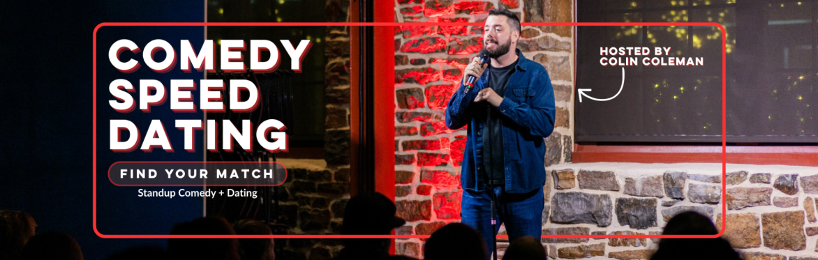 Colin Coleman performing at Comedy Speed Dating