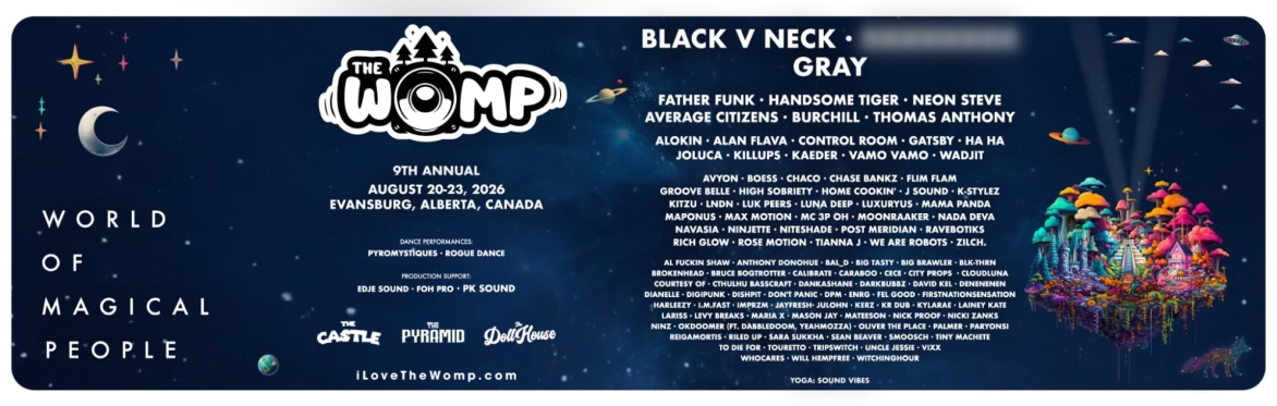 Select tickets – The Womp Music Festival 2026 – The Womp Music Festival