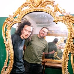 The hosts of the podcast