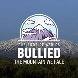A picture of Mount Kilimanjaro with the Logo of the Film overlayed