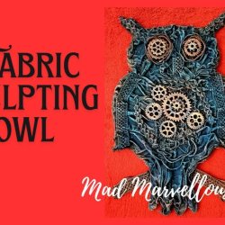 Powertex - owl wall art workshop