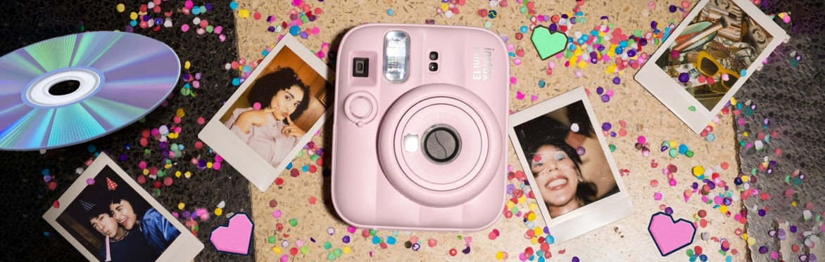 instax mini 13™ instant camera Y2K popup event