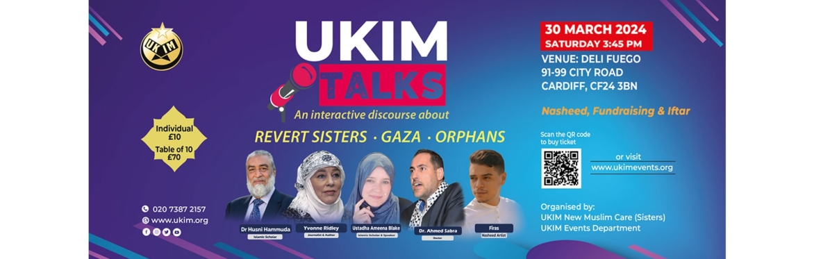 UKIM Talks-An interactive discourse about Revert sisters,Gaza,Orphans.