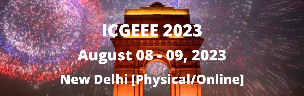 International Conference on Green Energy and Environment Engineering 2023 [ICGEEE 2023]